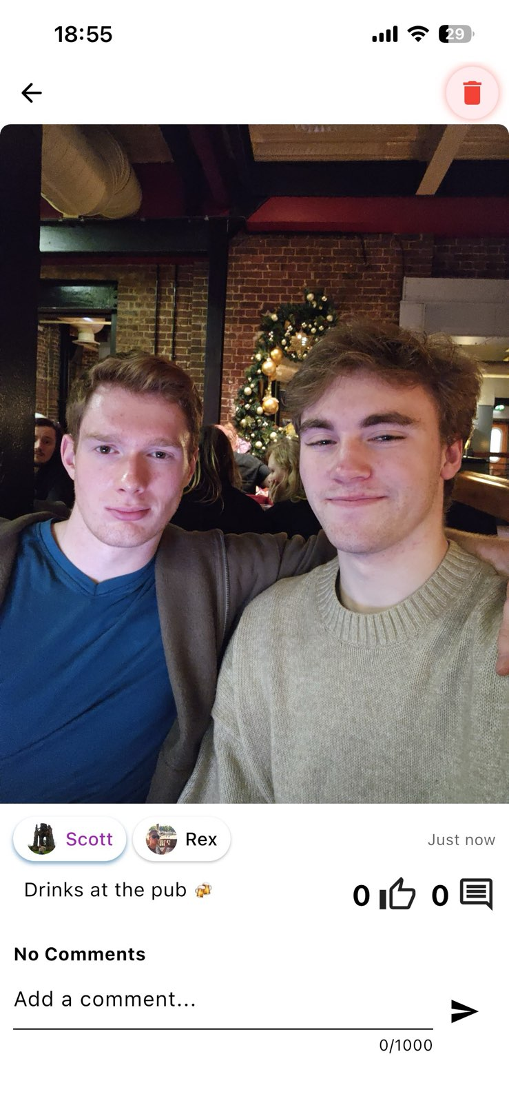 Mutually accepted post